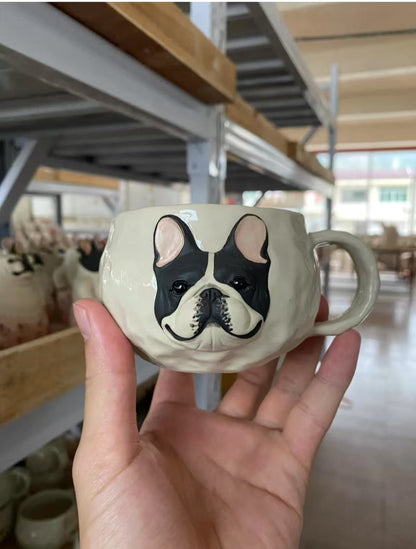 black and white Bulldog